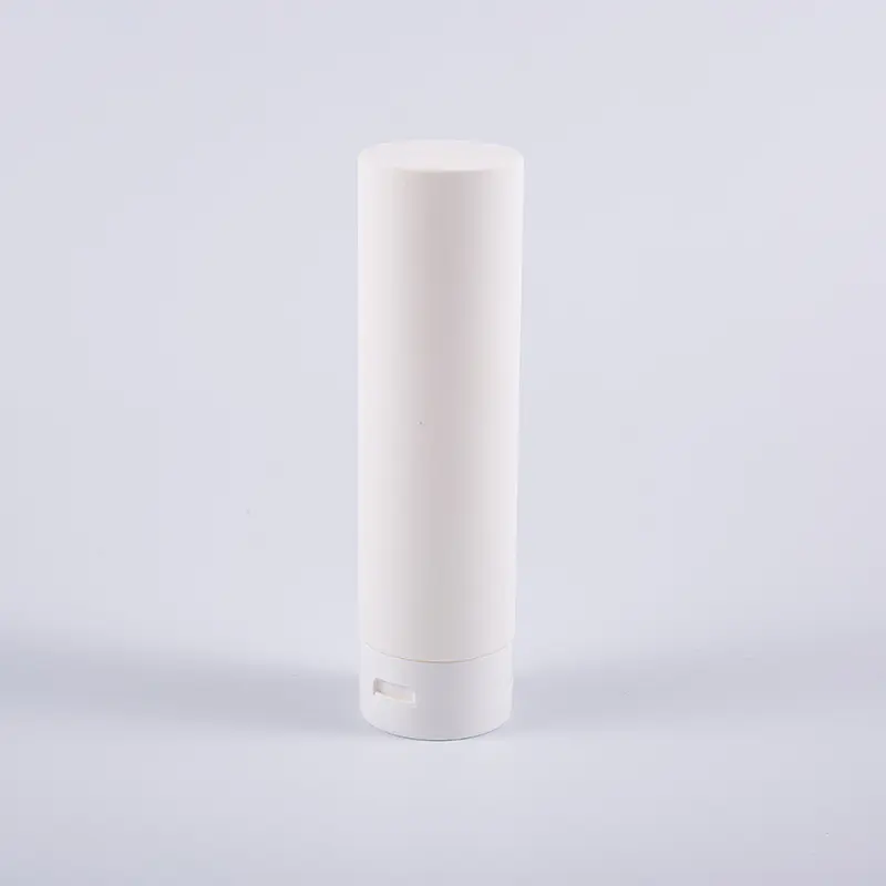 Biała, miękka, okrągła, odwrócona butelka do czyszczenia odżywki do włosów o pojemności 180 ml z PE, z wieczkiem typu flip-top