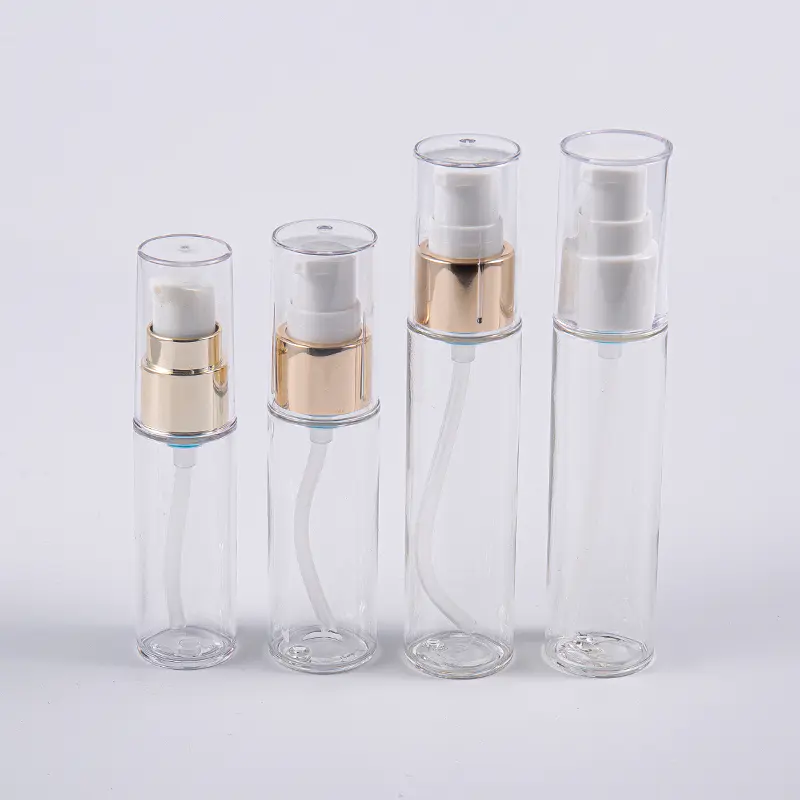 Do użytku w podróży 20 ml, 30 ml, 40 ml, wąska butelka z balsamem PETG z pompką