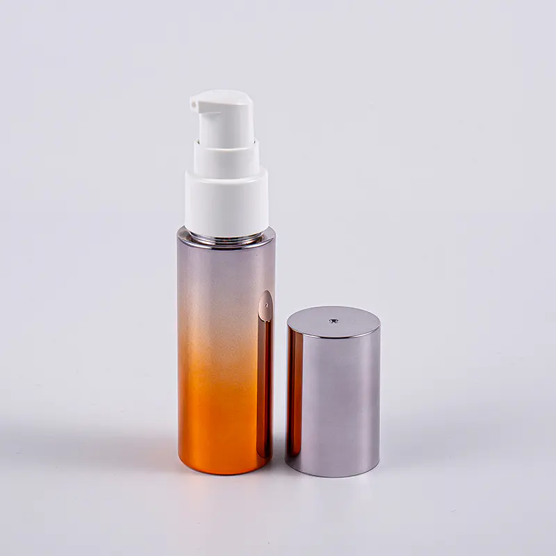 Różne kolory Okrągły kształt 30 ml butelka PETG z balsamem z pompką do użytku w podróży Różne kolory Okrągły kształt 30 ml butelka PETG z balsamem z pompką do użytku w podróży