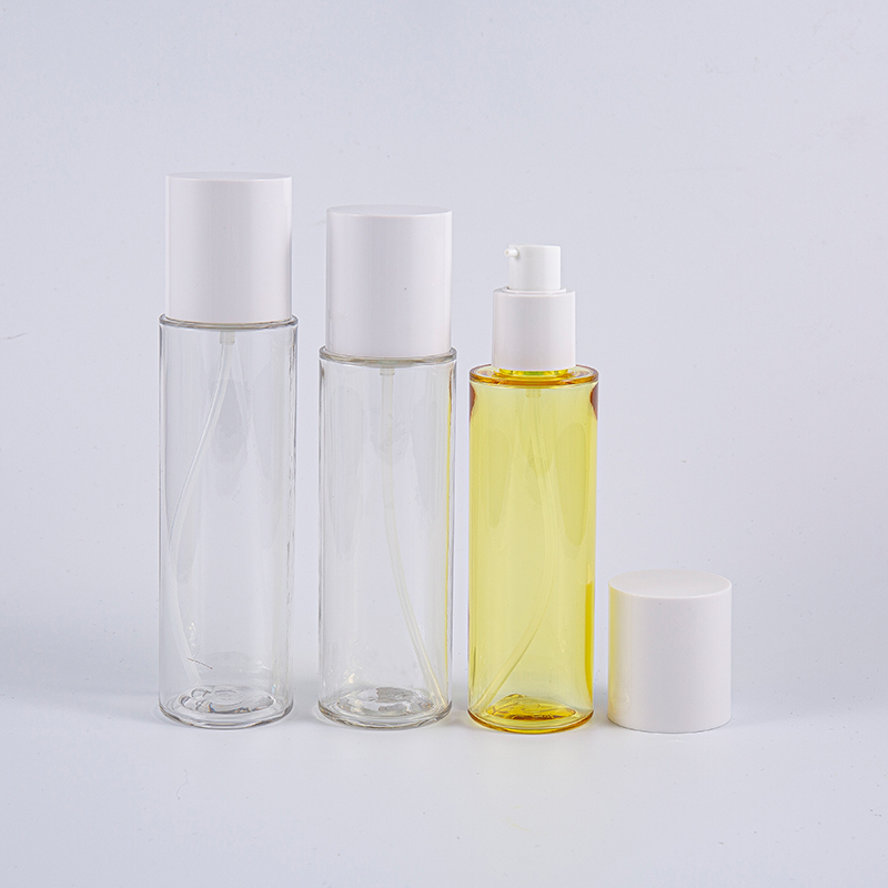 Higiena osobista Butelka z pompką do balsamu Petg o pojemności 130 ml 170 ml i pojemności 200 ml o okrągłym kształcie