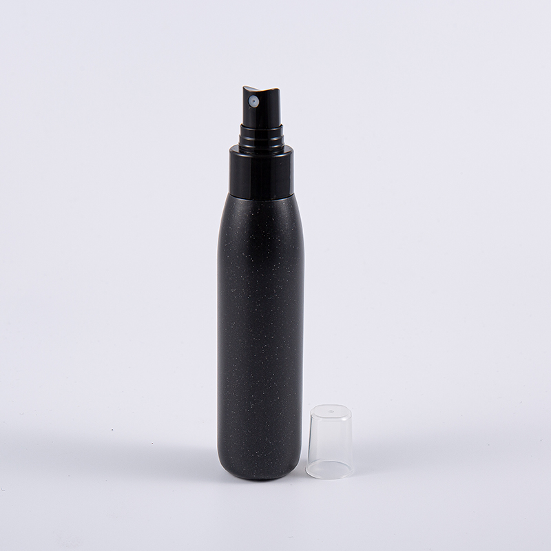 Butelka PE o pojemności 100 ml i 250 ml – czarna z plastikowym dozownikiem z pompką z perłowym wykończeniem Butelka PE o pojemności 100 ml i 250 ml – czarna z plastikowym dozownikiem z pompką z perłowym wykończeniem
