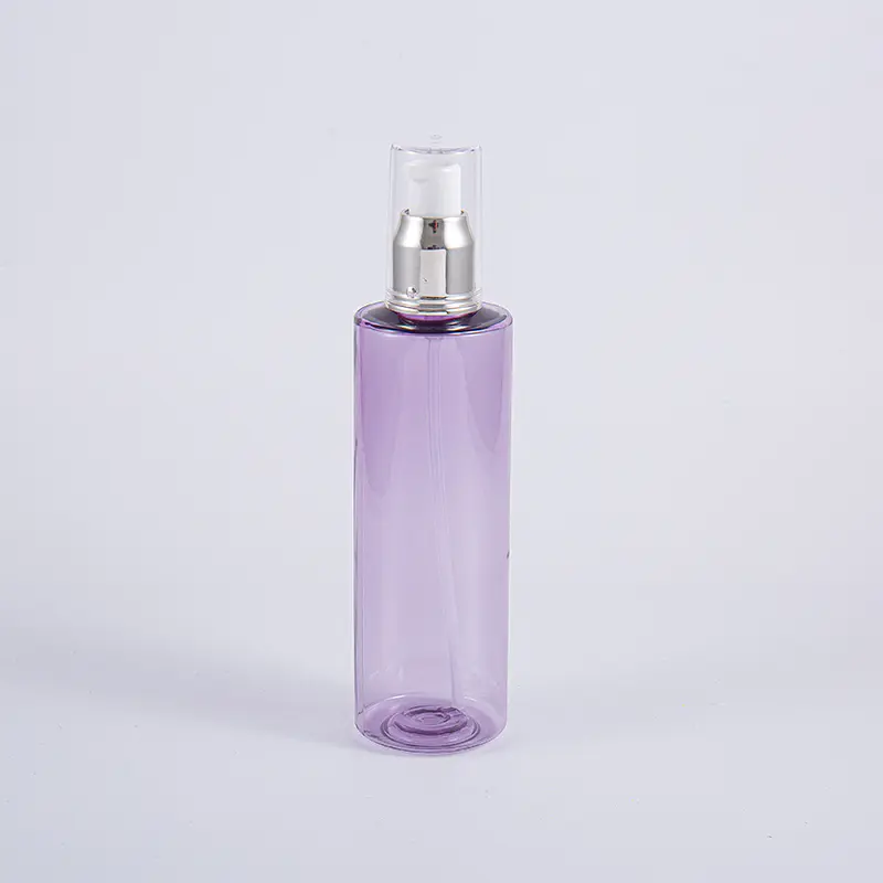 Okrągłe butelki PET na tonik do twarzy o pojemności 200 ml