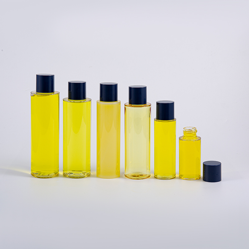 50 ml 100 ml 120 ml 130 ml 170 ml 200 ml PETG Okrągła butelka na balsam z okrągłą zakrętką i małymi wkładkami