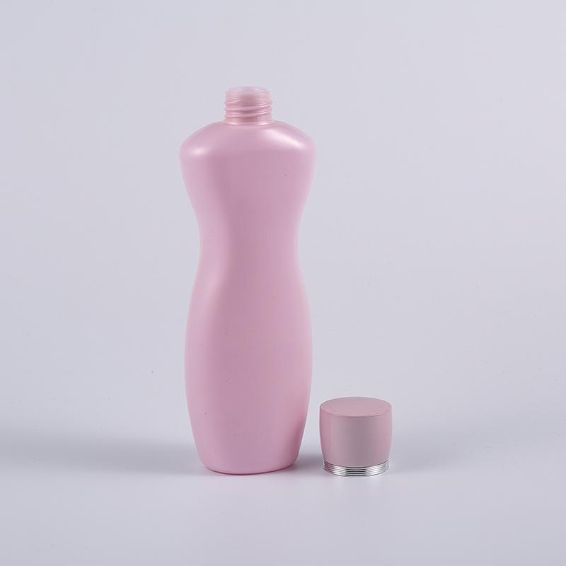 Różowo-fioletowy kolor Ergonomiczny kształt 200 ml PE Balsam do ciała Butelka do mycia kąpieli Różowo-fioletowy kolor Ergonomiczny kształt 200 ml PE Balsam do ciała Butelka do mycia kąpieli